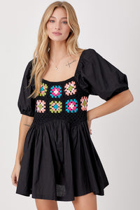 Stitch In Time Dress - Black