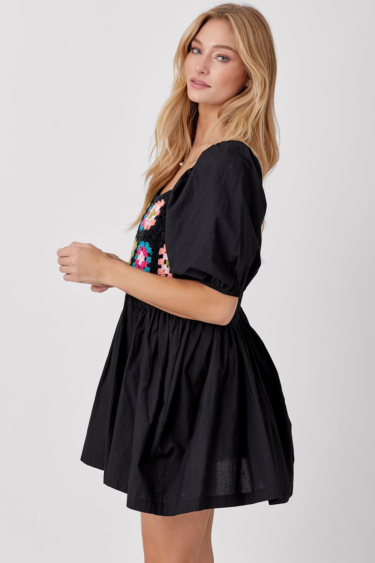 Stitch In Time Dress - Black