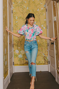 Touch Of Grace Top - Pink