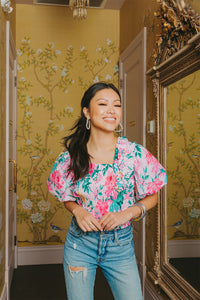 Touch Of Grace Top - Pink