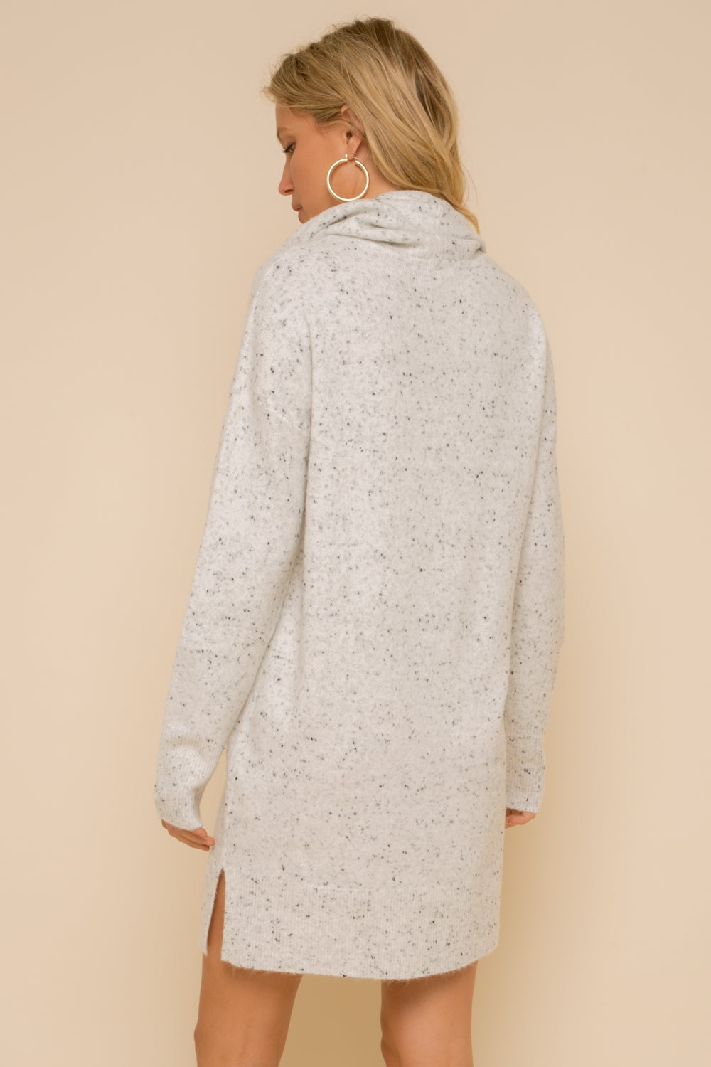 Holy Cowl Neck Sweater Dress