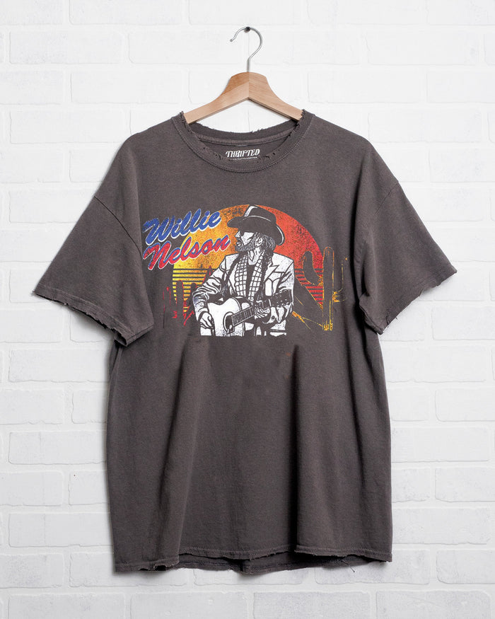 Willie Nelson Guitar Sunset Tee