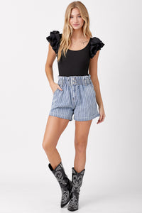 Simply Elegant Bodysuit - Black