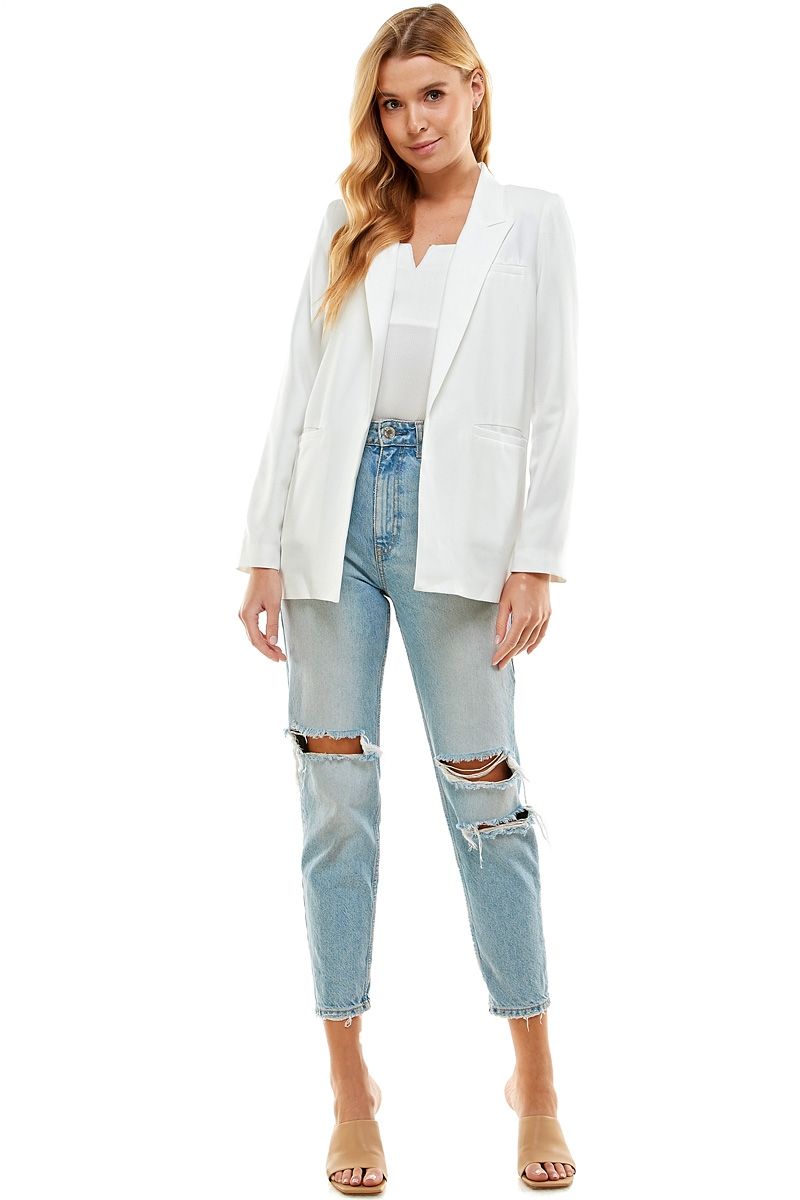 Work In Progress Blazer - White