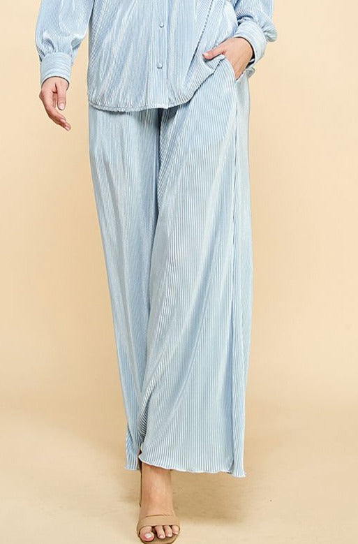 Lap of Luxury Pants - Aqua