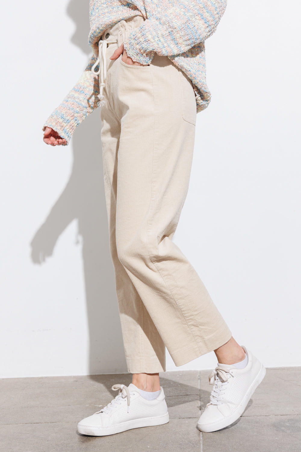 Pulling Strings Pants - Cream
