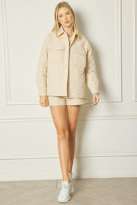 Wallflower Shorts - Ecru