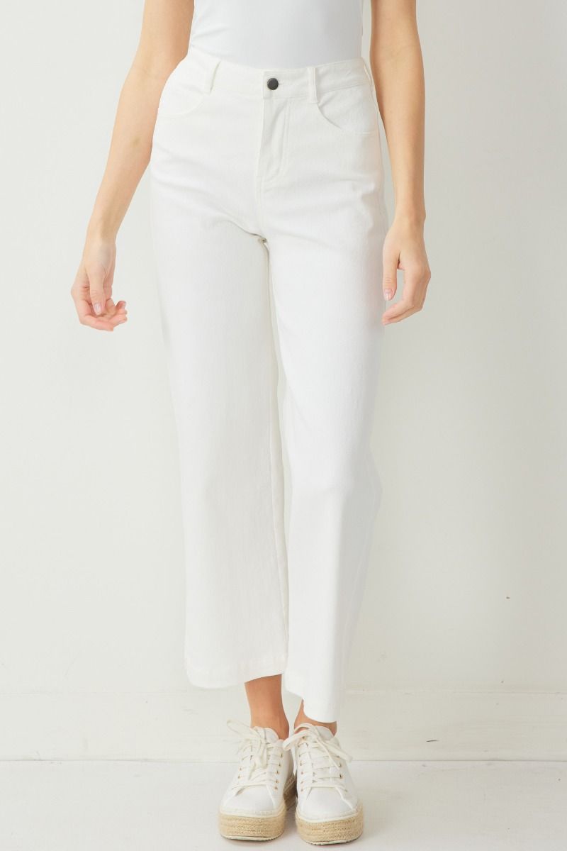 On The Rise Pants - White