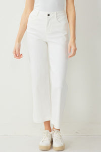 On The Rise Pants - White