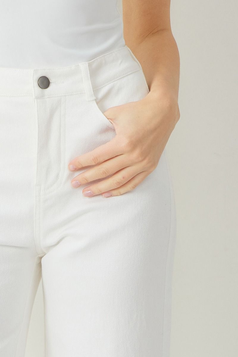 On The Rise Pants - White