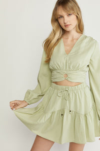 Live With Passion Skirt - Sage