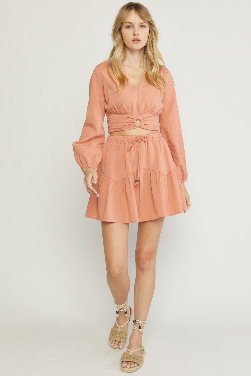 Live With Passion Skirt - Salmon
