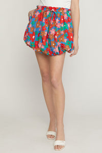 Pretty Petals Skirt - Blue