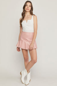 Chic & Sleek Skort - Rose