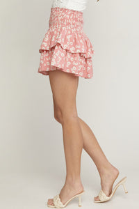 Beauty Of Blooms Skort - Blush