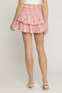 Beauty Of Blooms Skort - Blush