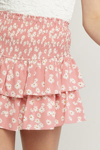 Beauty Of Blooms Skort - Blush