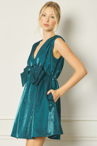 Put A Bow On It Dress - H Green