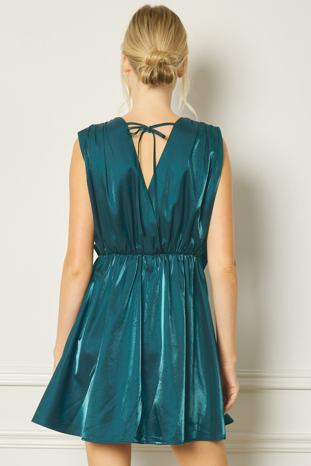 Put A Bow On It Dress - H Green