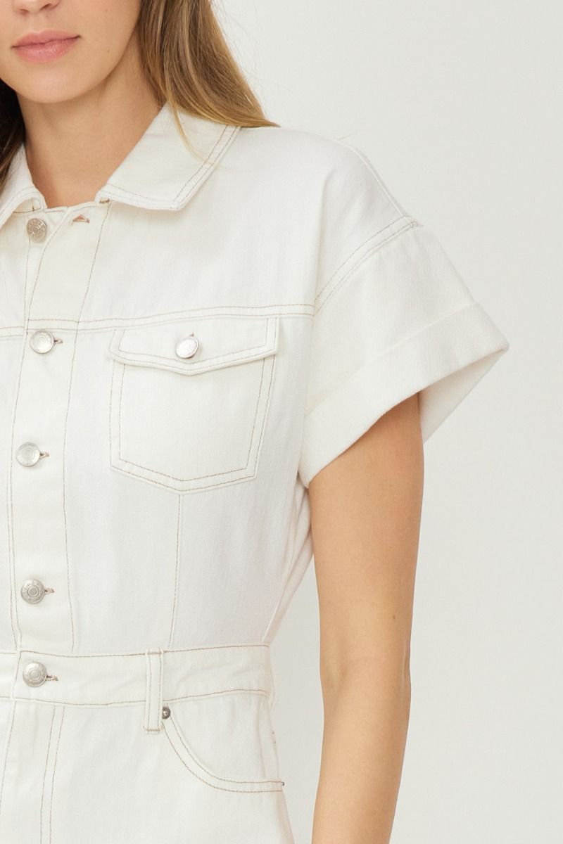 Heavy Lifting Dress - White