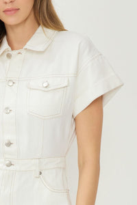 Heavy Lifting Dress - White