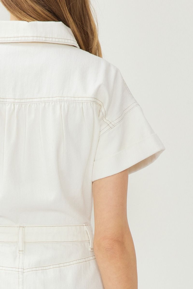 Heavy Lifting Dress - White