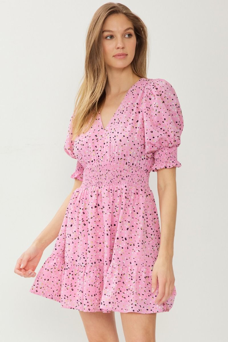 open lace back dress Pink Party-Ready Dress for Bitty Baby® Dolls |American Girl® main image 0