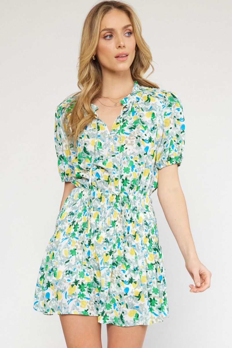 Bright Wonders  Dress - Green
