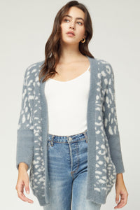 Wild About You Cardigan  - Slate Grey