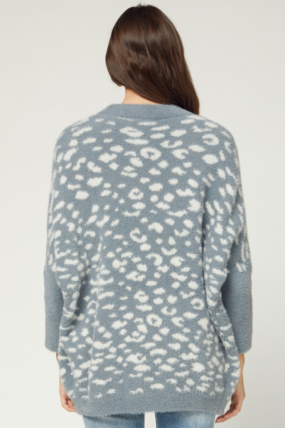 Wild About You Cardigan  - Slate Grey