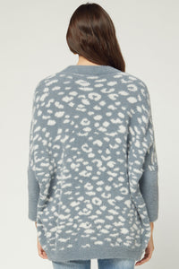Wild About You Cardigan  - Slate Grey