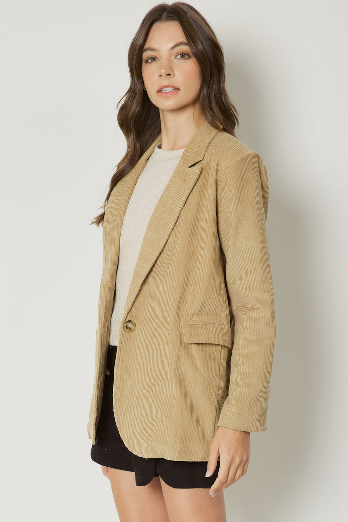 Cut The Cord Blazer - Sand