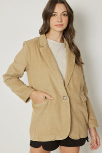 Cut The Cord Blazer - Sand