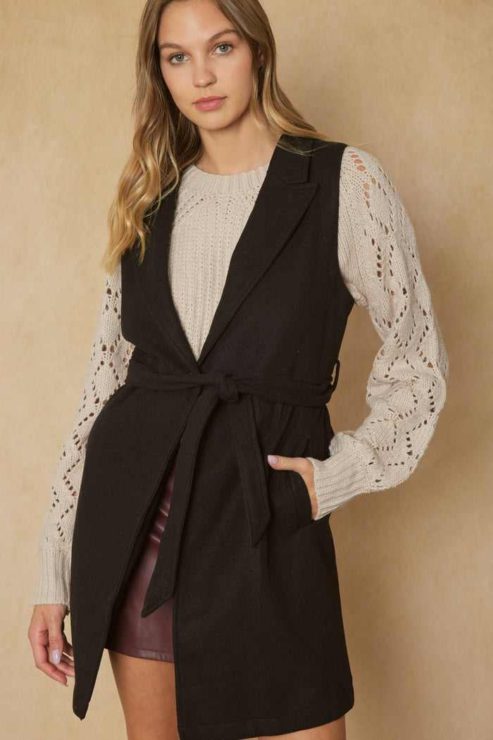 First Things First Vest - Black