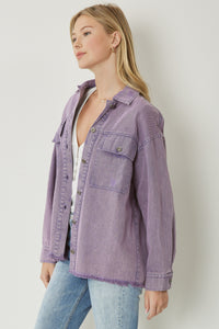 Live To Wander Jacket - Purple Haze