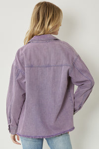 Live To Wander Jacket - Purple Haze