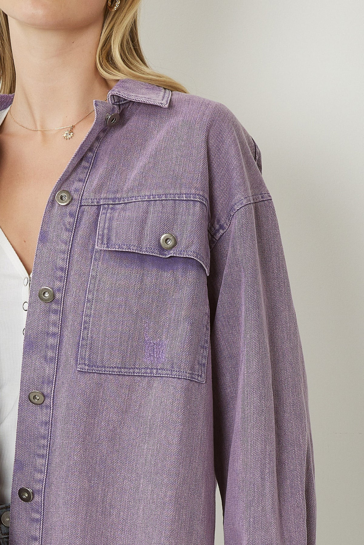 Live To Wander Jacket - Purple Haze