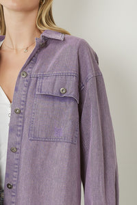 Live To Wander Jacket - Purple Haze