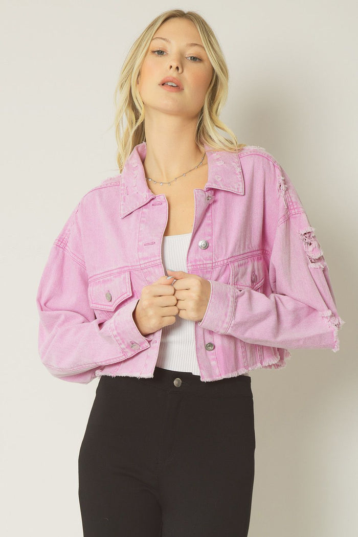 Sky's The Limit Jacket - Pink