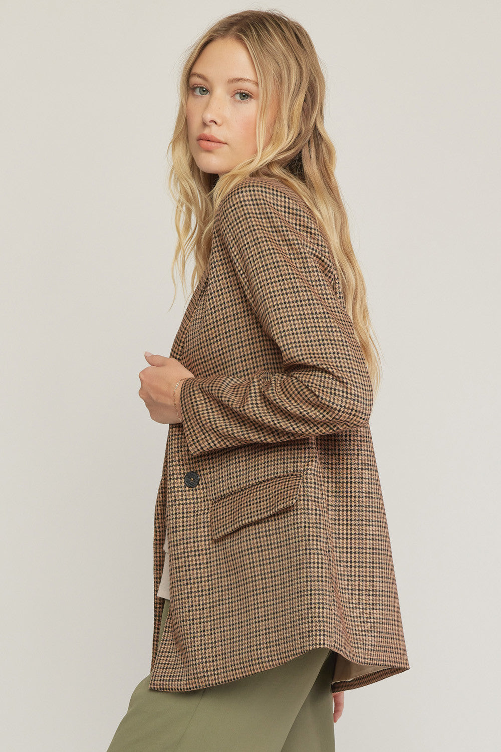 Working Girl Blazer - Camel