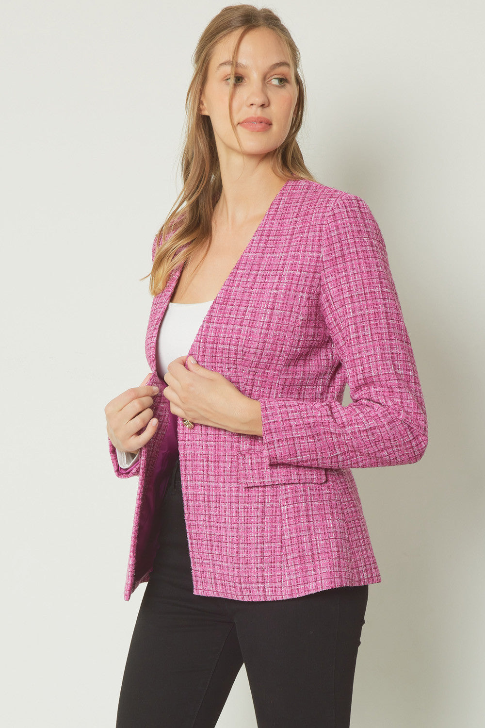 Raise The Bar Blazer - Orchid