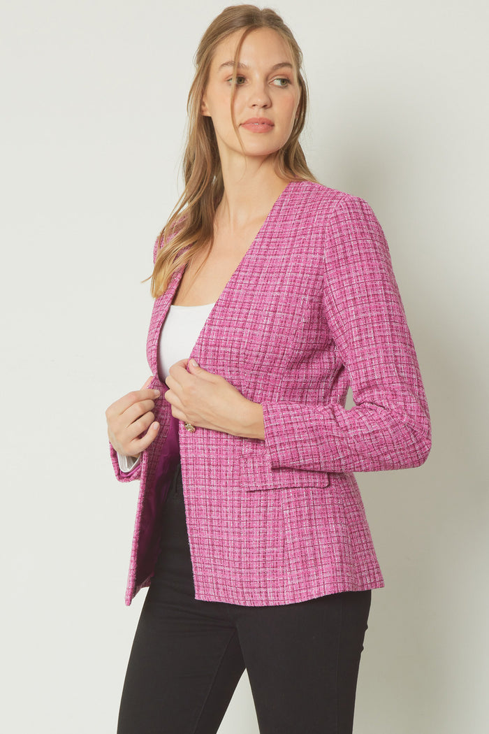 Raise The Bar Blazer - Orchid