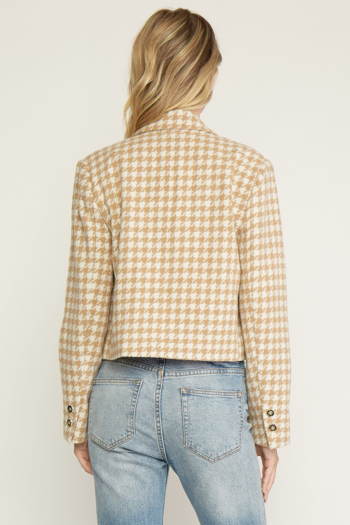 Call The Shots Blazer - Camel