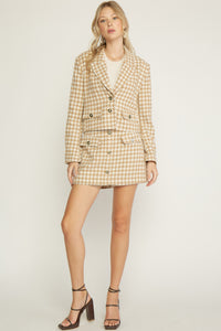 Call The Shots Blazer - Camel