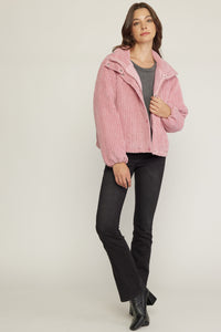 Let The Wind Blow Jacket - Pink