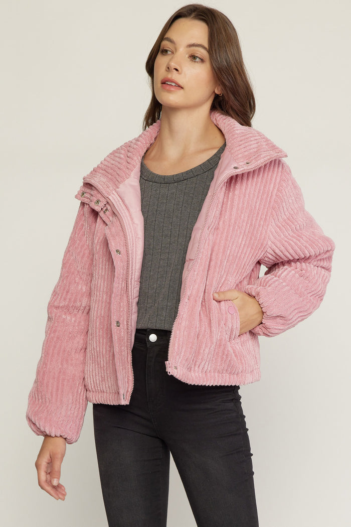 Let The Wind Blow Jacket - Pink