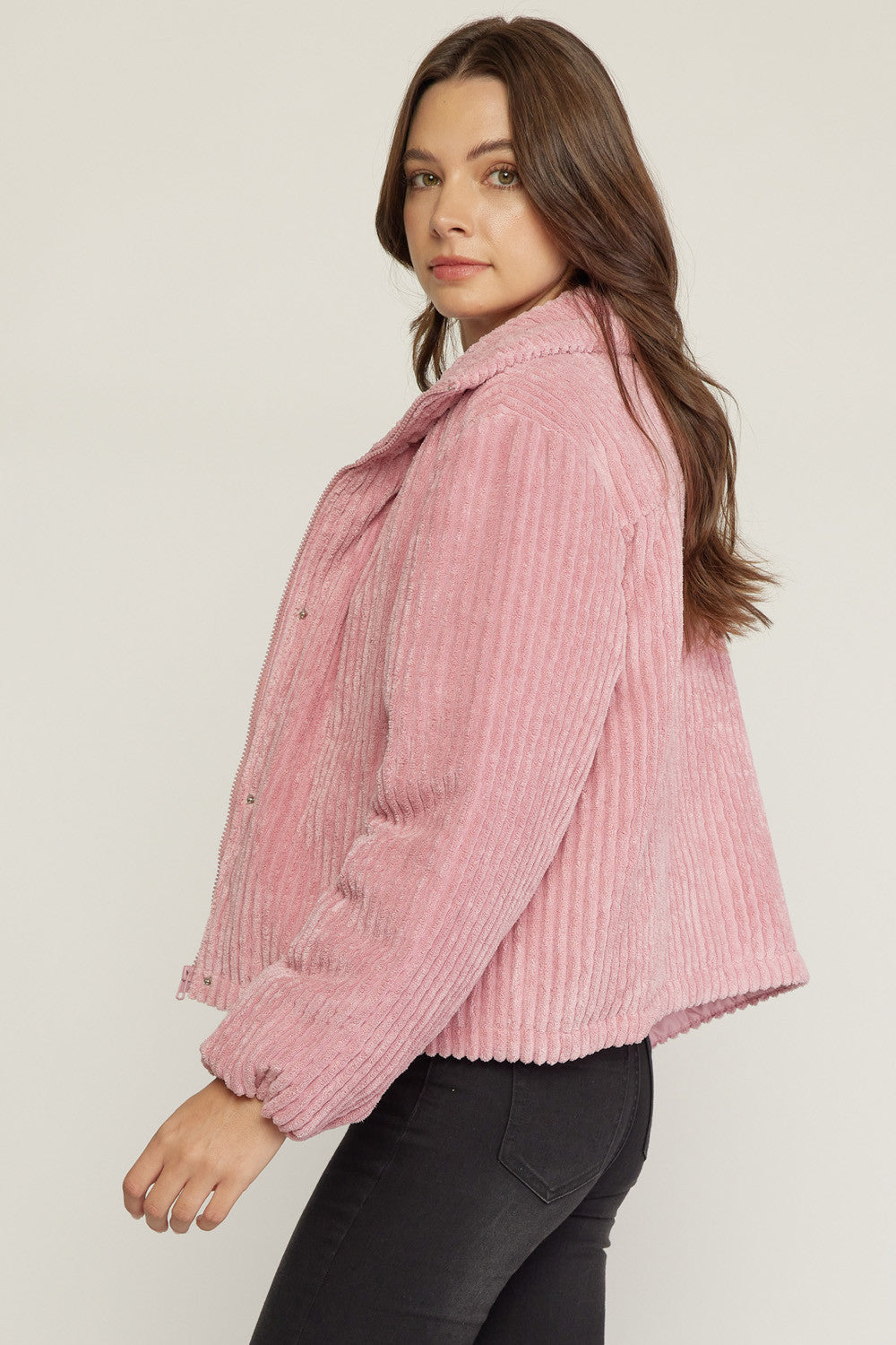 Let The Wind Blow Jacket - Pink