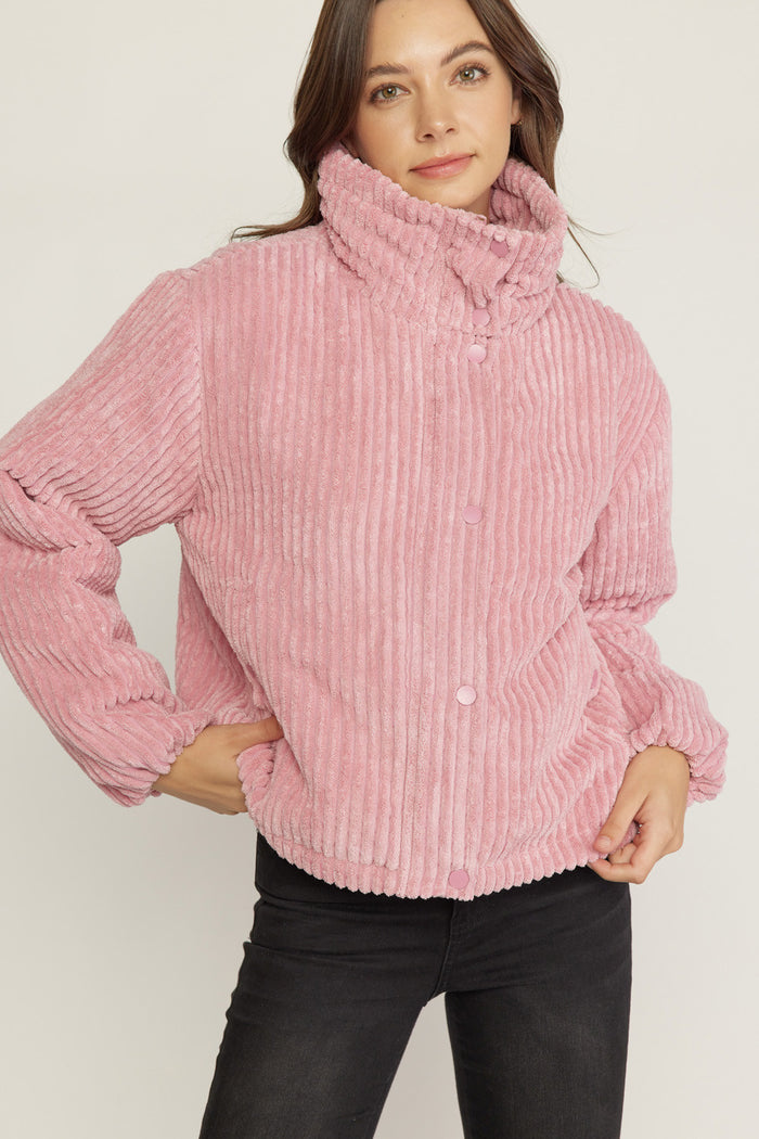 Let The Wind Blow Jacket - Pink