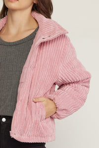 Let The Wind Blow Jacket - Pink