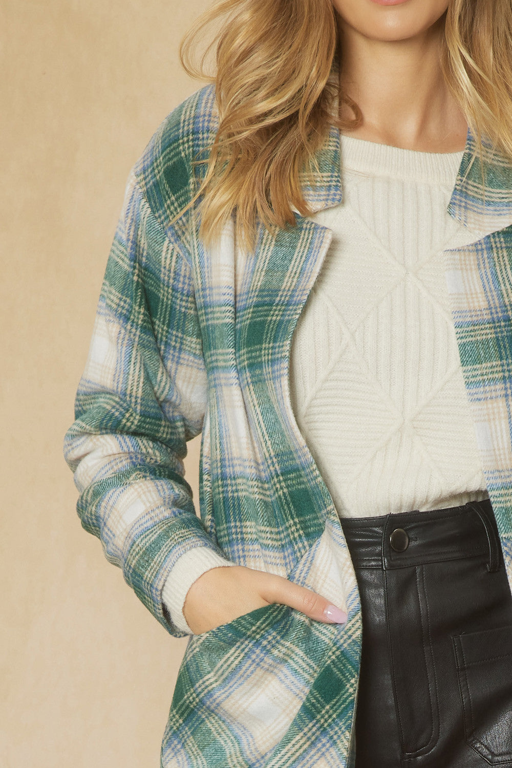 Longing For Love Jacket - Green